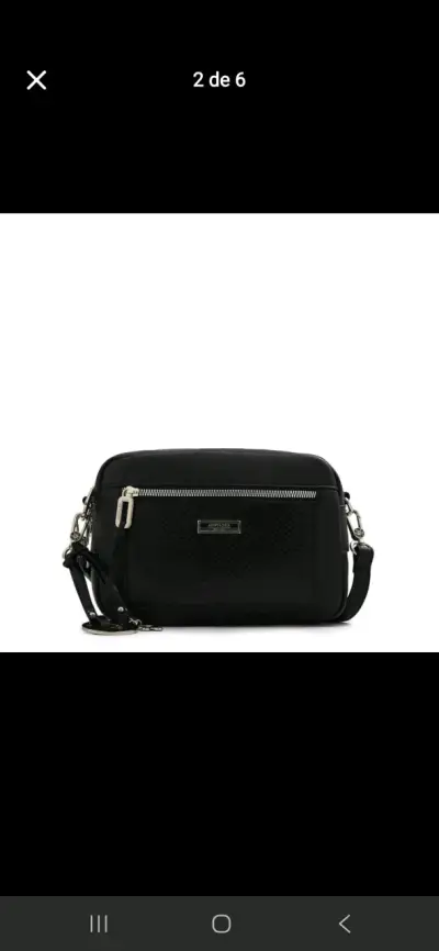 Bolso negro Amphora con múltiples compartimentos - miniatura 4