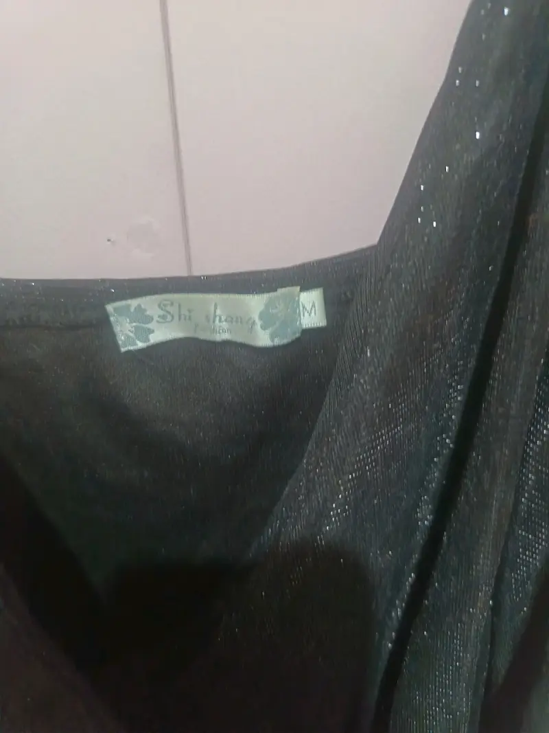 Pantalón de vestir gris con franjas negras - 5
