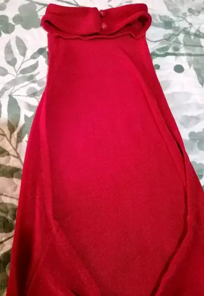 Vestido Rojo Elegante sin mangas - miniatura 1