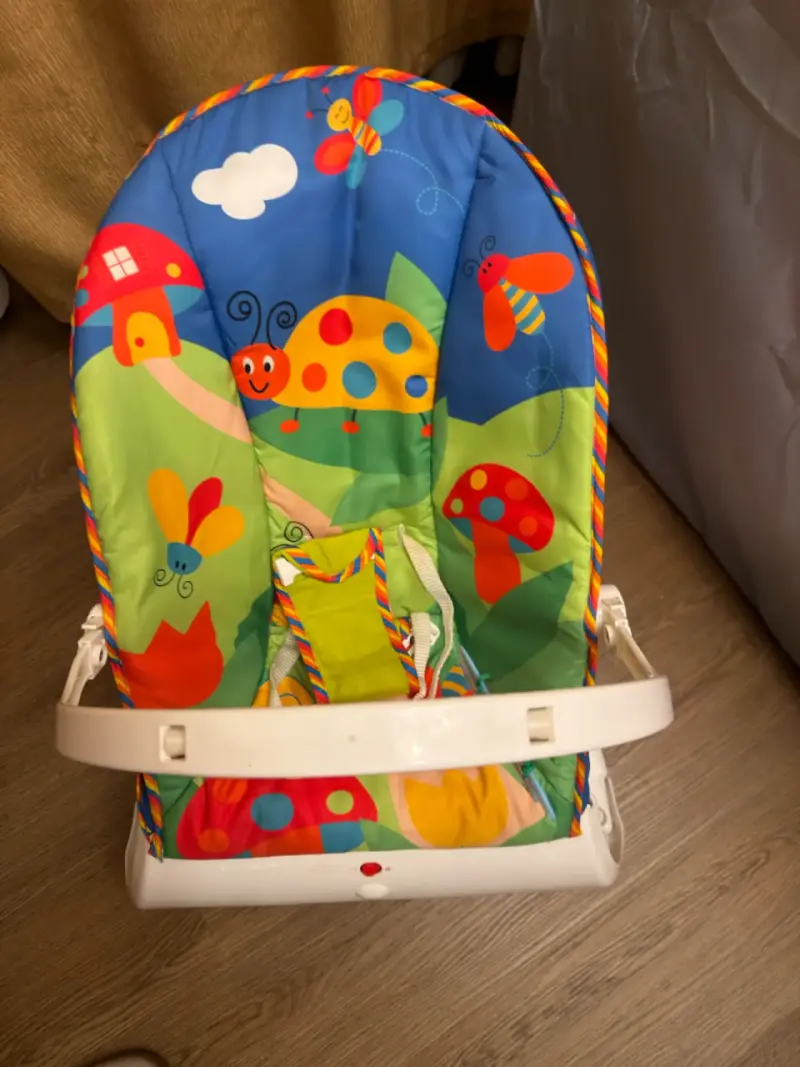 Silla mecedora para bebé colorida - 5
