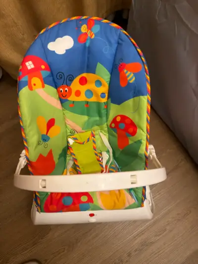 Silla mecedora para bebé colorida - miniatura 5