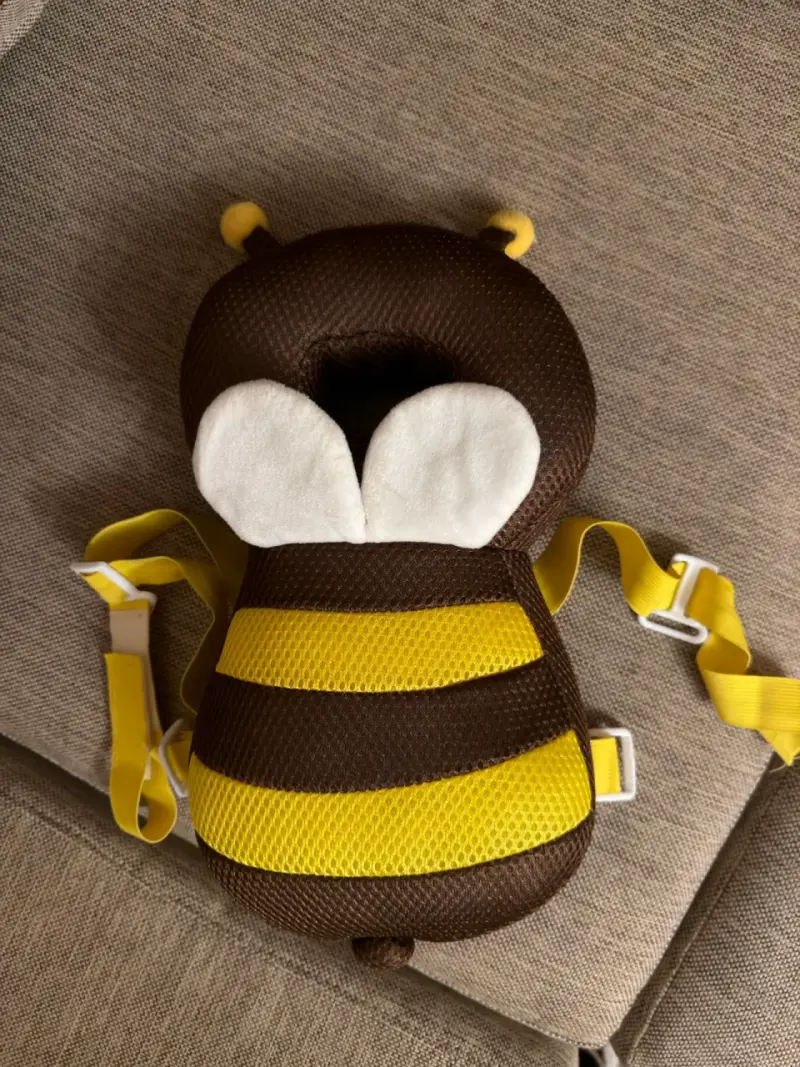 Protector de cabeza para bebé diseño abeja - 2