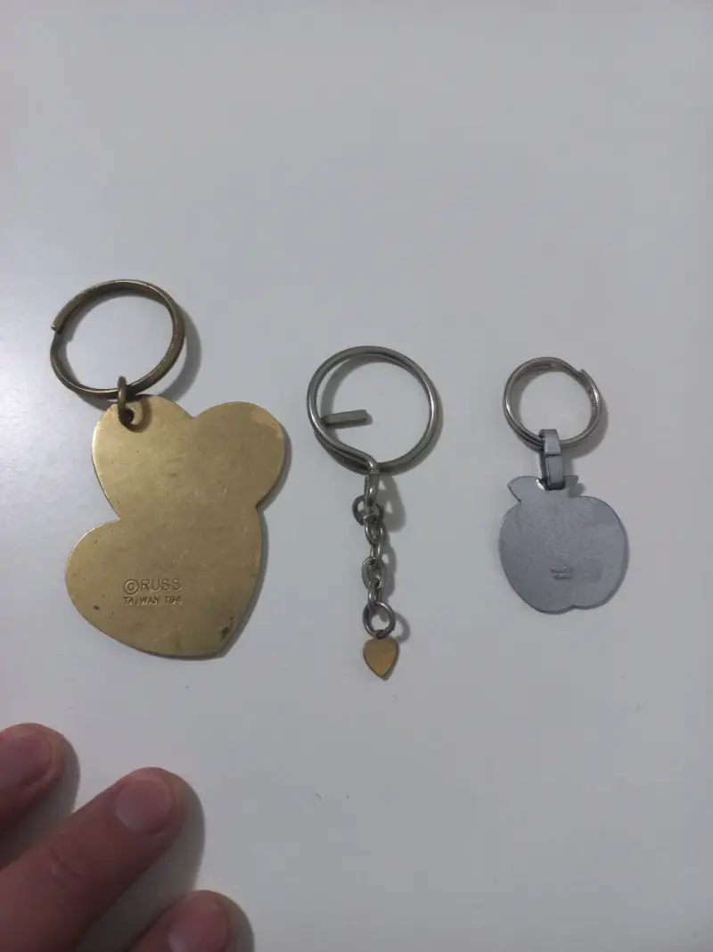 Set de llaveros con diseño de corazones - 2