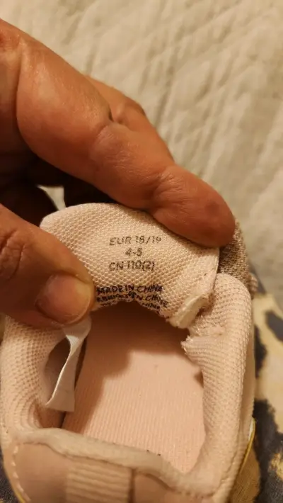 Zapatillas bebé Zara con lazo beige - miniatura 4