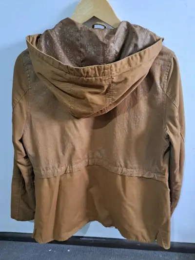 Parka M marrón con capucha Barbados - miniatura 2