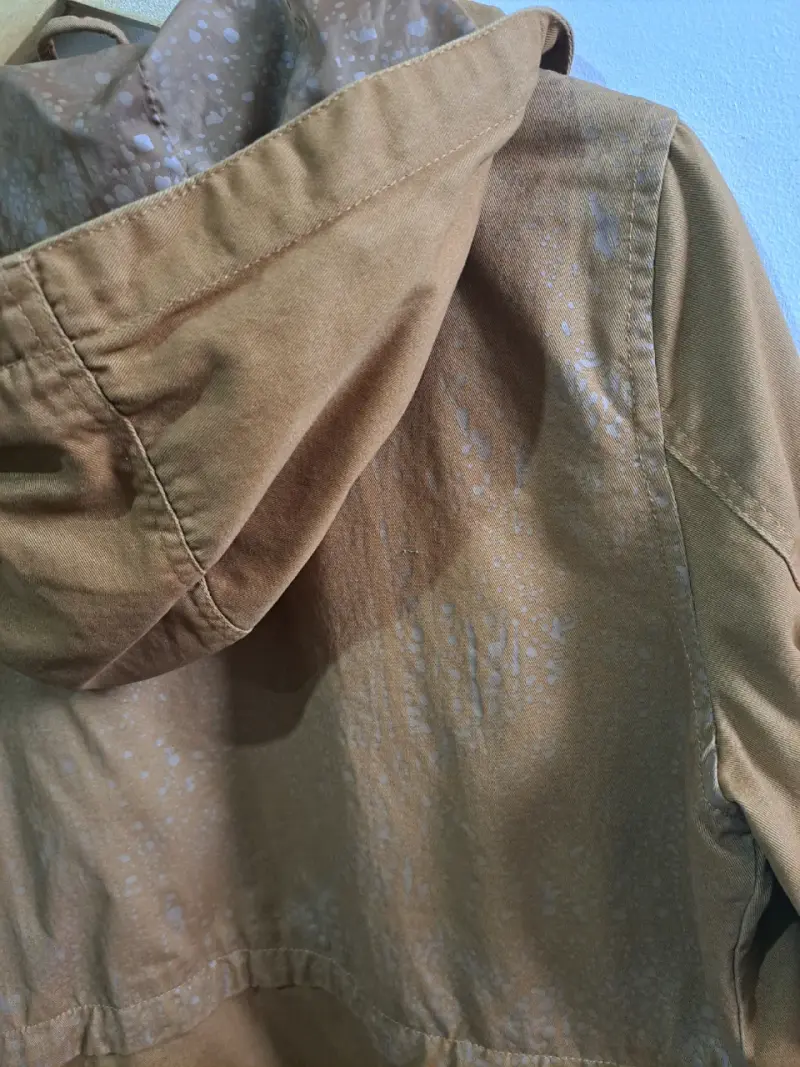 Parka M marrón con capucha Barbados - 3