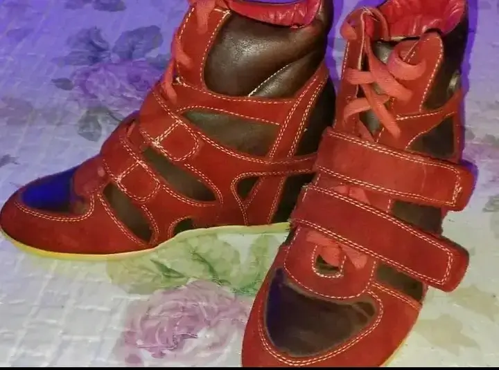 Botas deportivas KangaROOS rojas para niños - 2