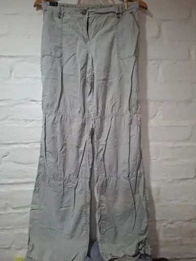Pantalones anchos grises - miniatura 1