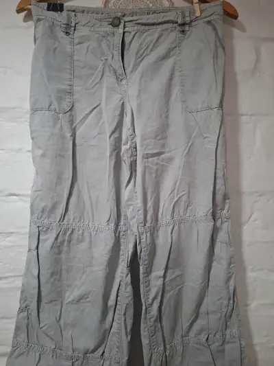 Pantalones anchos grises - miniatura 2