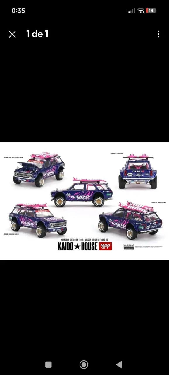 Miniatura Datsun 510 4x4 Kaido House 1:64 - 1