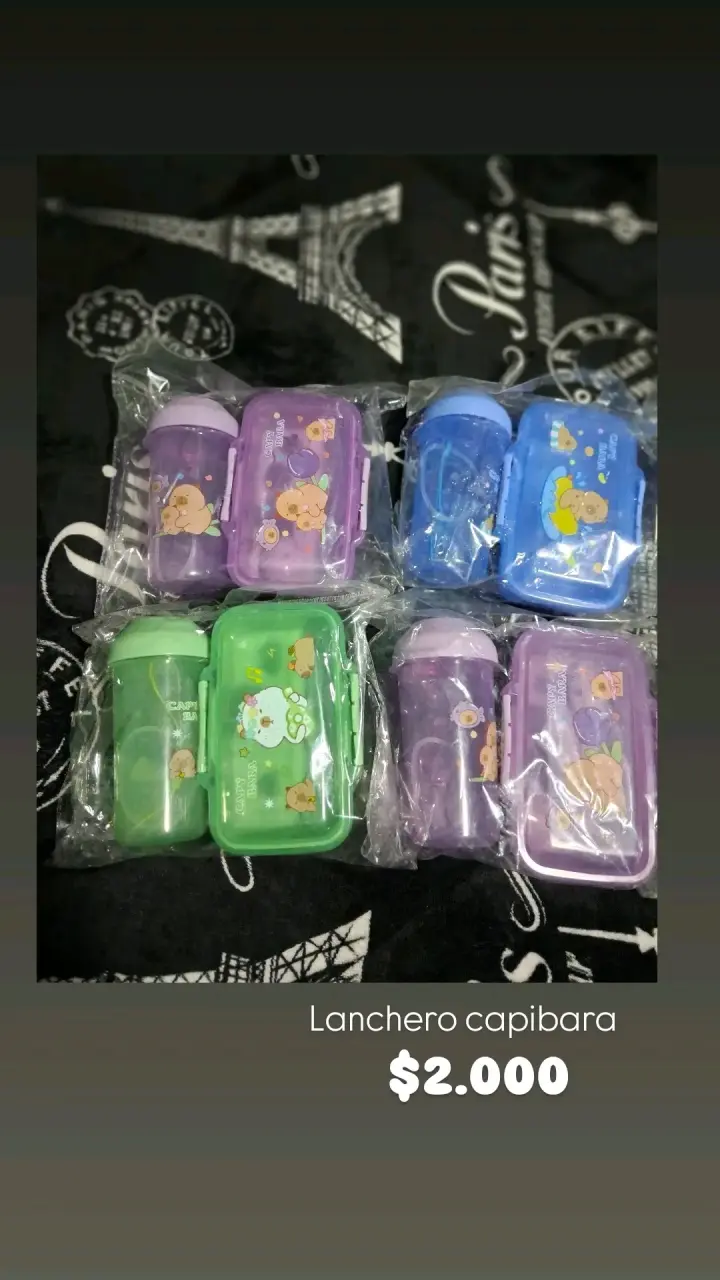 Set de lonchera y botella Capibara