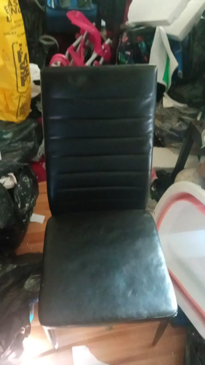 Silla de comedor negra moderna - 3