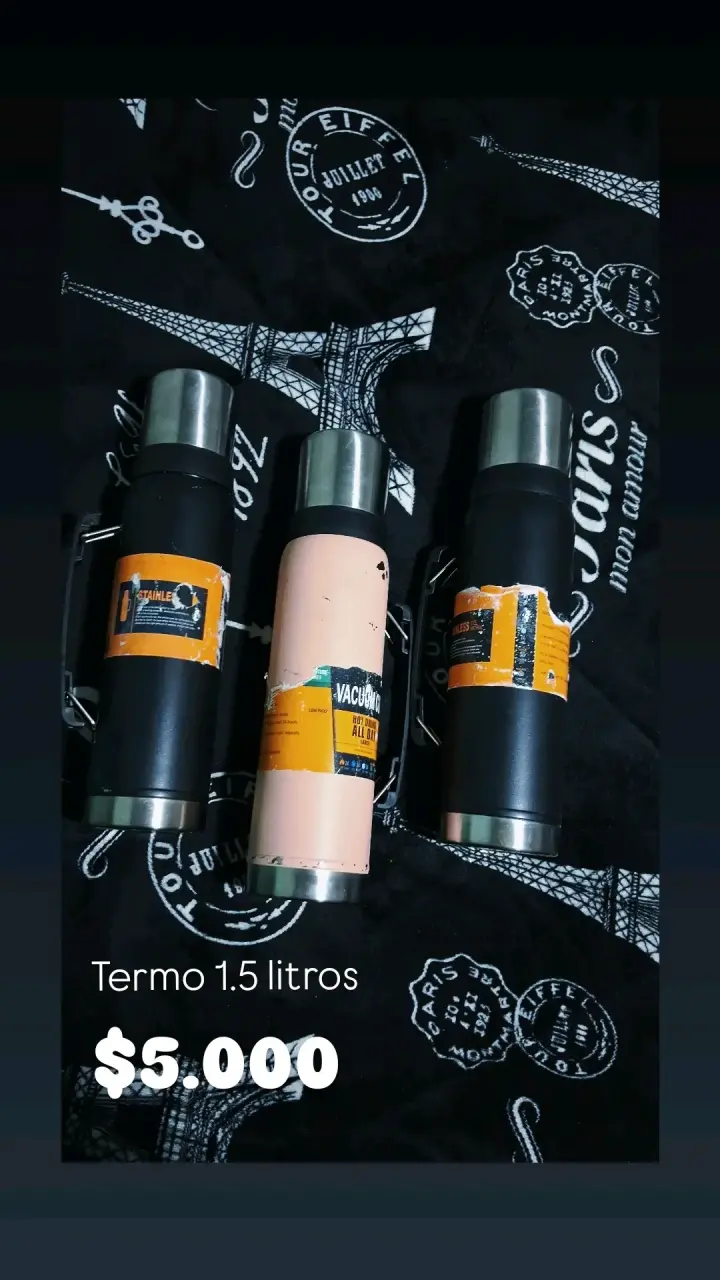 Termo de acero inoxidable 1.5 litros