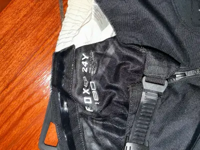 Pantalones de motocross Fox negro niño - miniatura 2