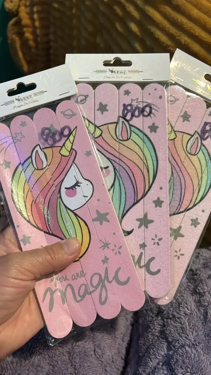 Limas de uñas unicornio Keke
