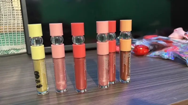 Set de brillos labiales con diseño de animales - 3