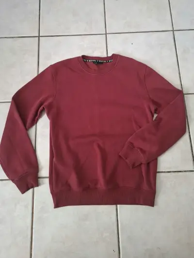 Polerón burdeos H&M unisex de algodón - miniatura 1