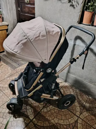 Coche de bebé  plegable pink - miniatura 1