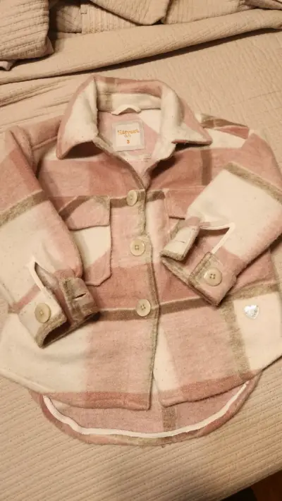 Chaqueta infantil a cuadros - miniatura 1