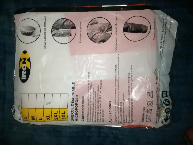 Overol desechable microporoso Iron X - 2