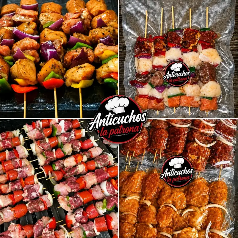 Anticuchos mixtos La Patrona
