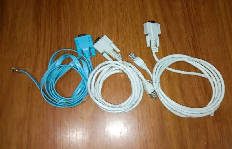 Cables de red y serial variados