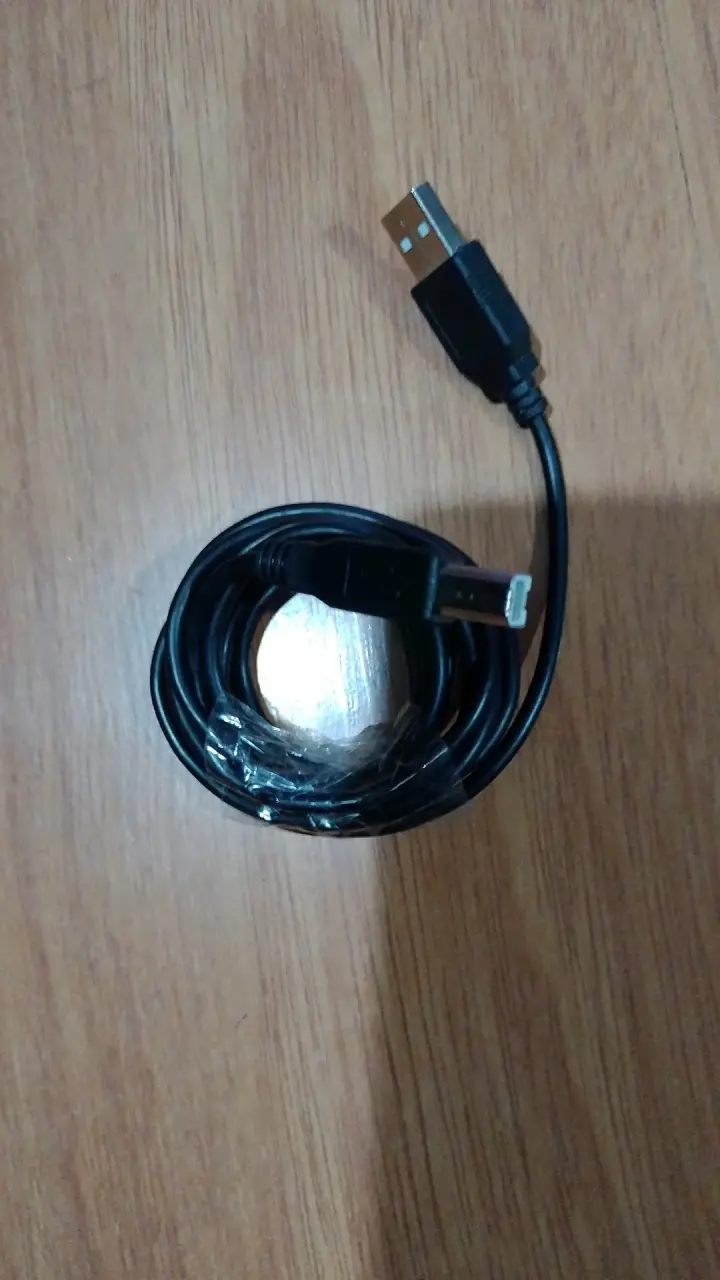 Cable USB negro para impresora - 2