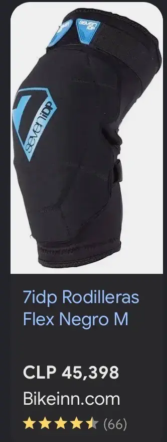 Rodilleras 7iDP Flex Negro para Ciclismo - 1
