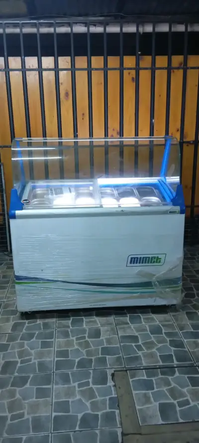 Vitrina barquillera refrigerada Mimet 12 sabores - miniatura 1