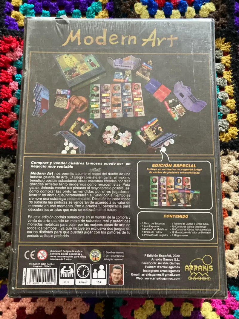 Juego de mesa Modern Art Reiner Knizia - 2