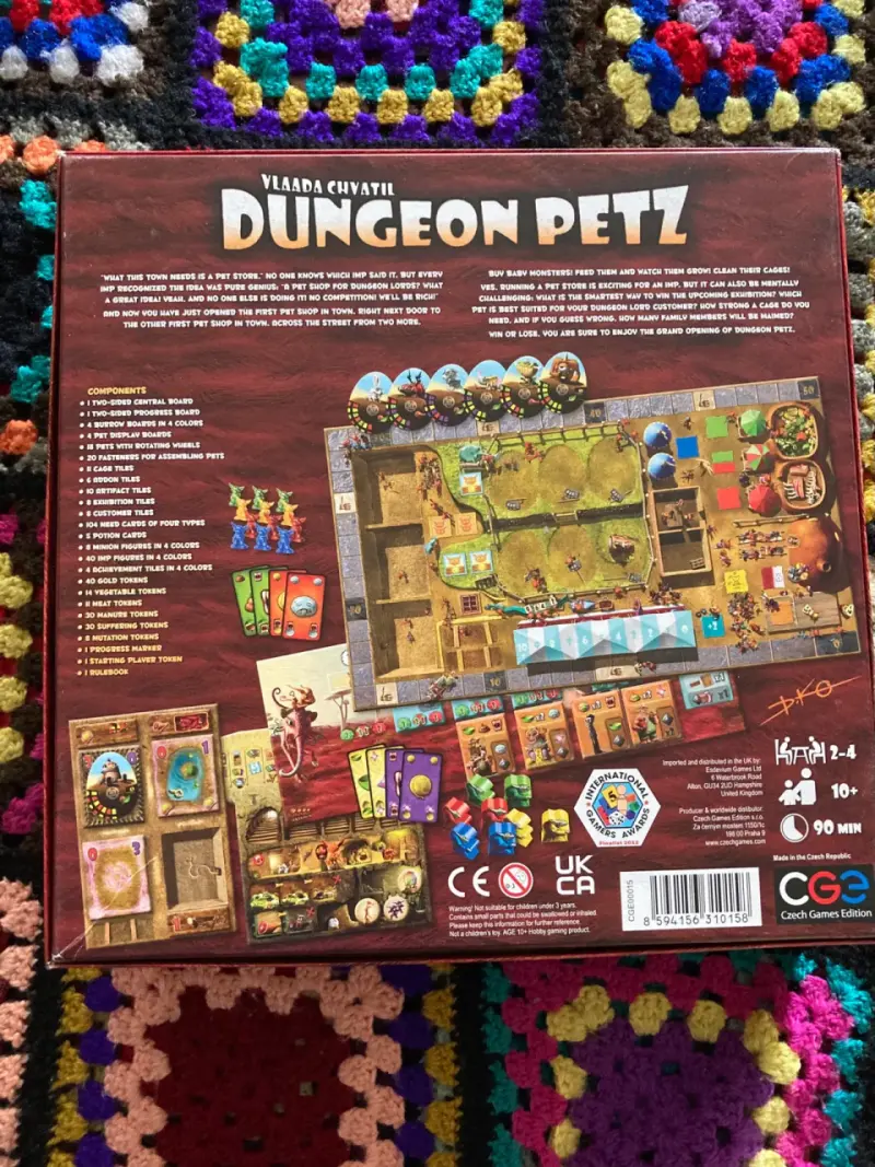 Juego de mesa Dungeon Petz edición CGE - 2