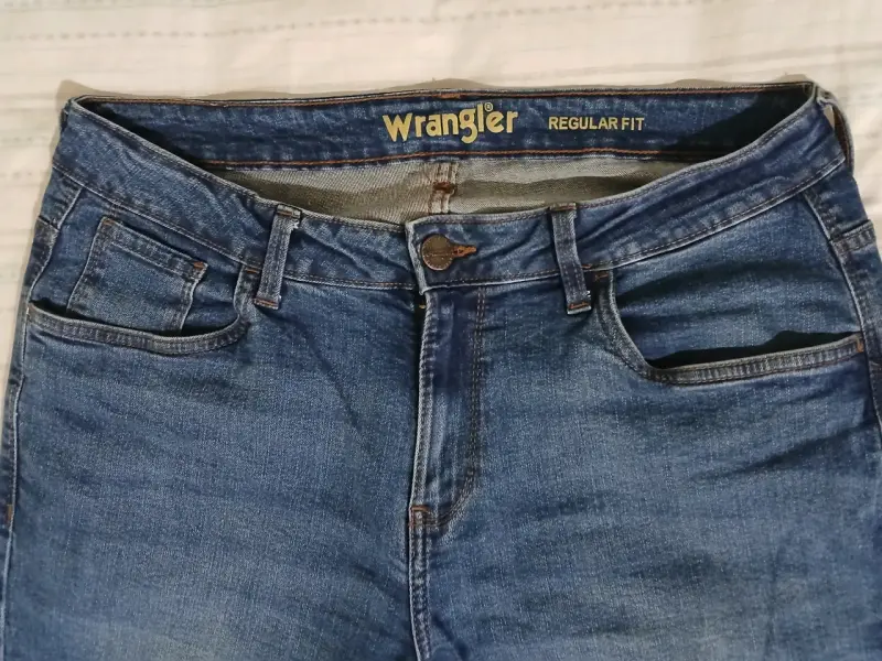 Jeans Wrangler azul regular fit - 2