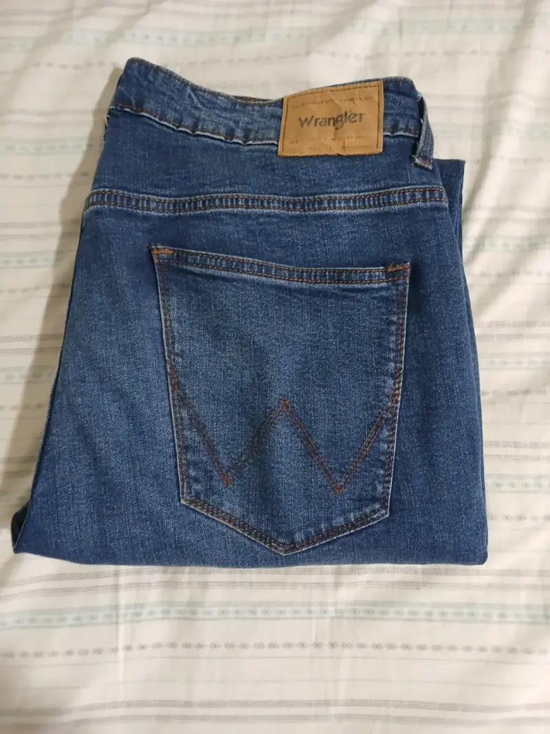 Jeans Wrangler azul regular fit - 3