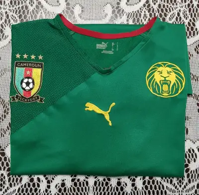 Camiseta oficial selección Camerún Puma - miniatura 3