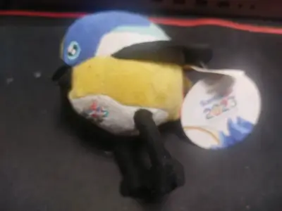 Llavero de peluche de pájaro colorido fiu - miniatura 4