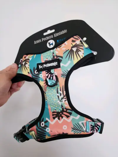 Arnés pechera ajustable Petlounge tropical - miniatura 1