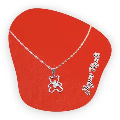 Collar de plata con dije de mariposa - miniatura 4