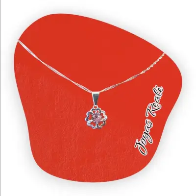 Collar de plata con dije de mariposa - miniatura 6