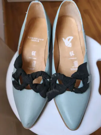 Zapatos de mujer Gian Dapiranze turqueza - miniatura 1