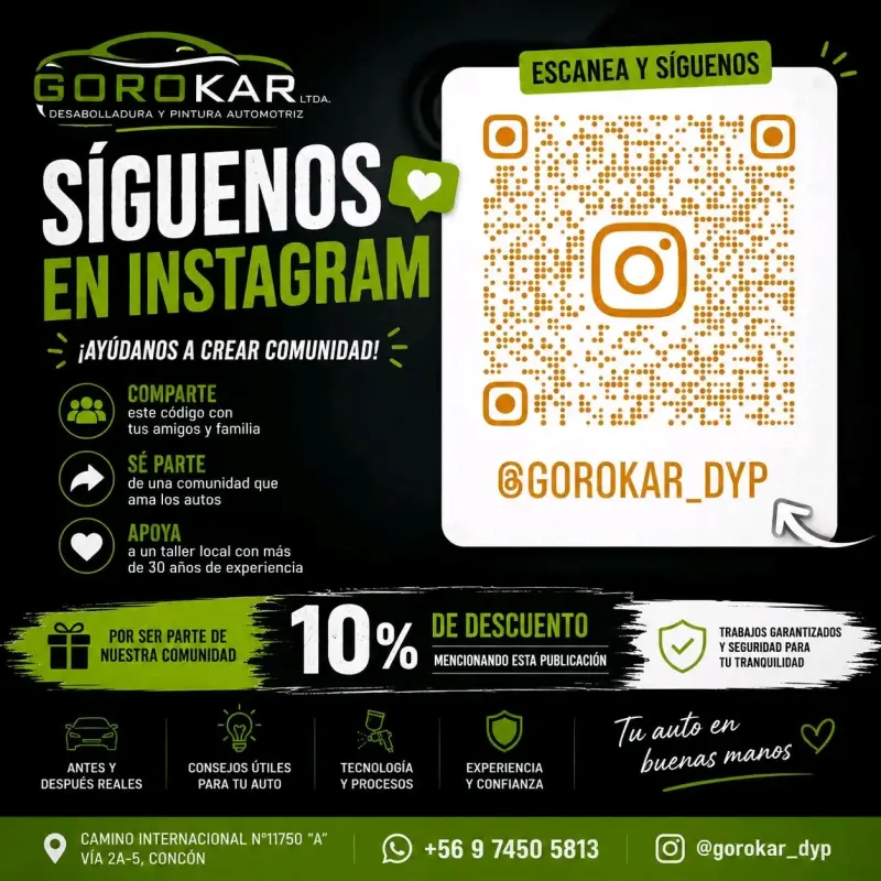 Gorokar desabolladura y pintura en Concón - 1