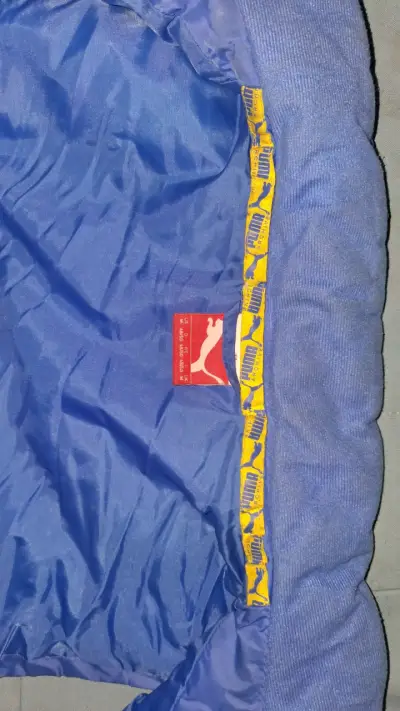 Chaleco sin mangas Puma azul y amarillo - miniatura 3