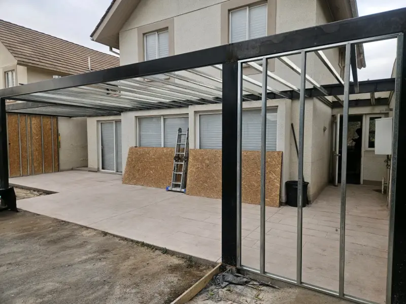Estructura metálica para terraza o garaje - 1