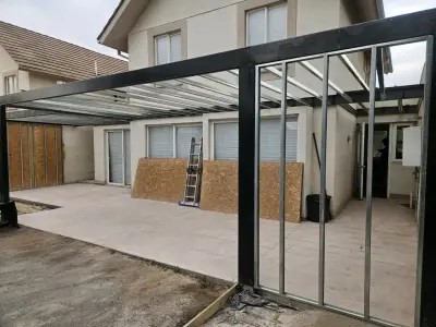 Estructura metálica para terraza o garaje - miniatura 1