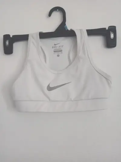 Top deportivo Nike Dri-FIT blanco - miniatura 1