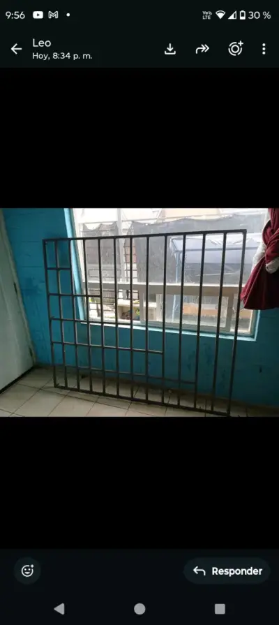 Reja de seguridad metálica para ventana - miniatura 3