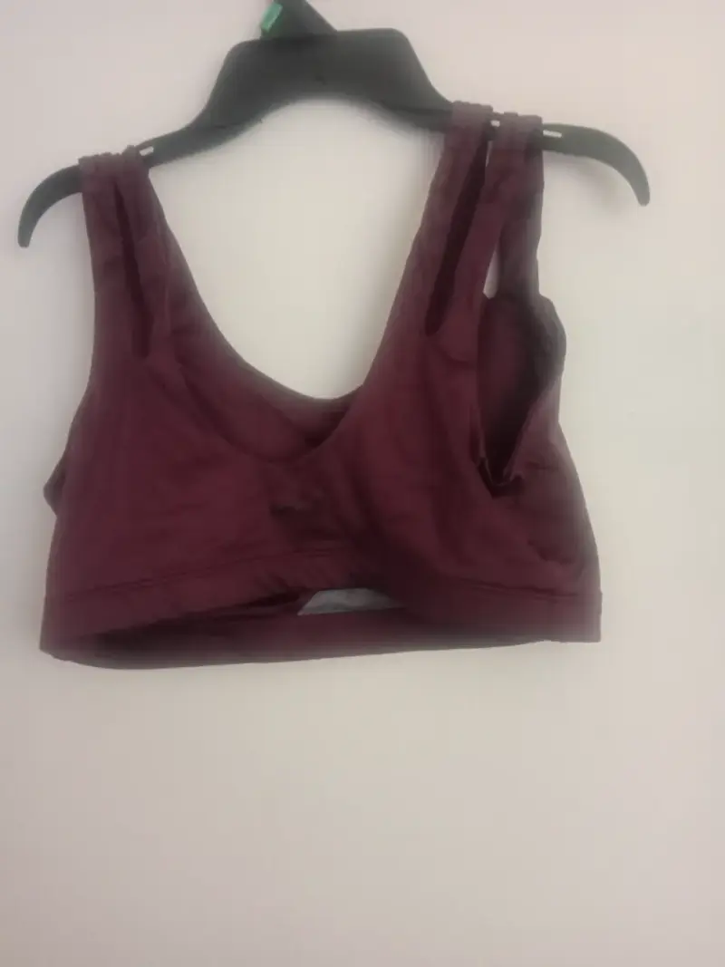 Top deportivo burdeos para mujer - 3