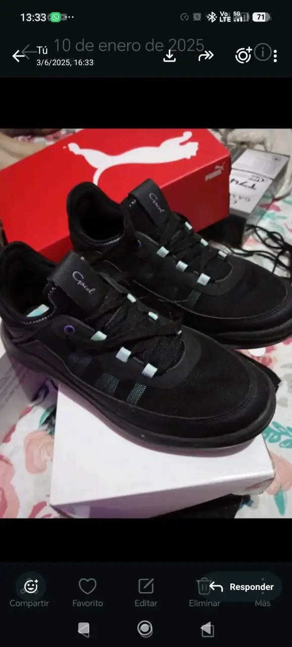 Zapatillas deportivas Skechers negras - 3