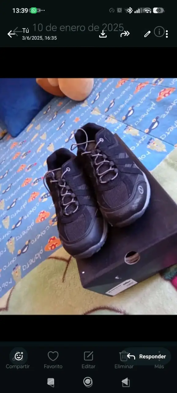 Zapatillas deportivas Skechers negras - 4