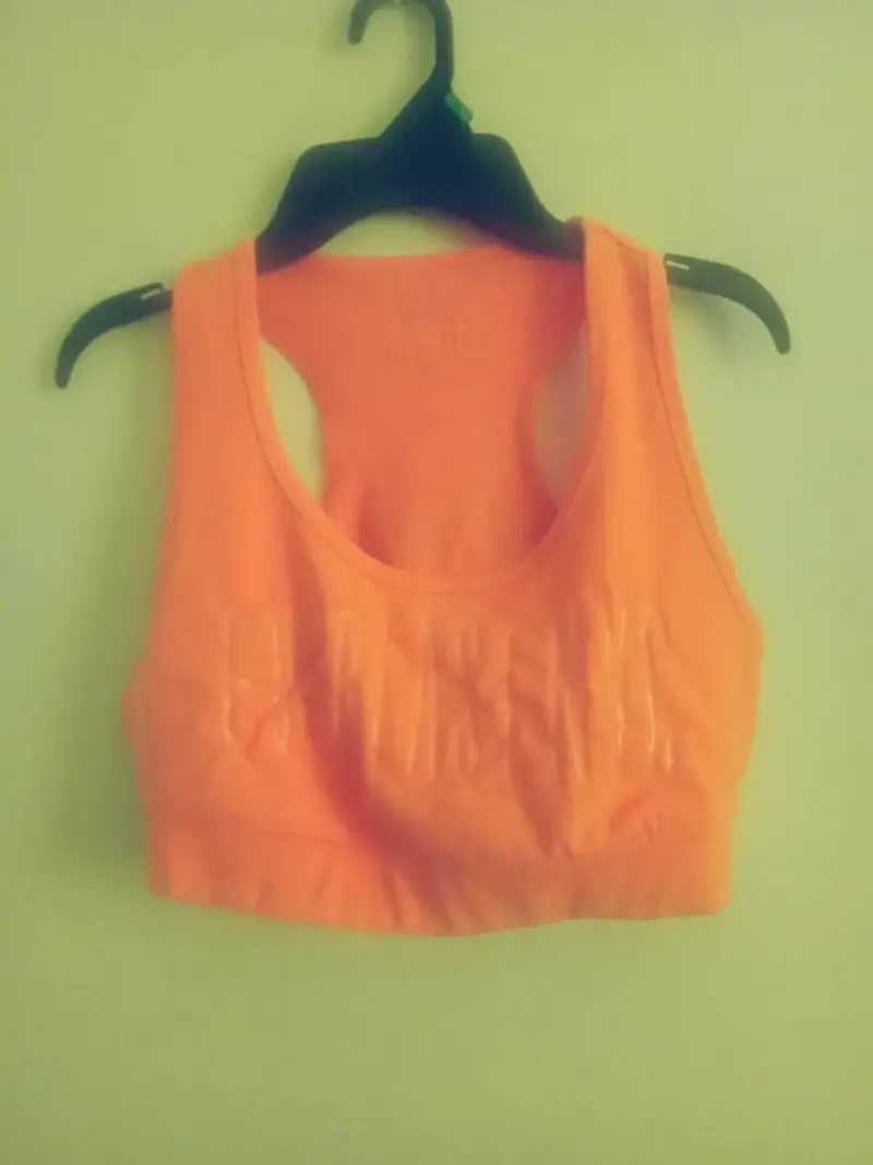 Top deportivo naranja para mujer - 1