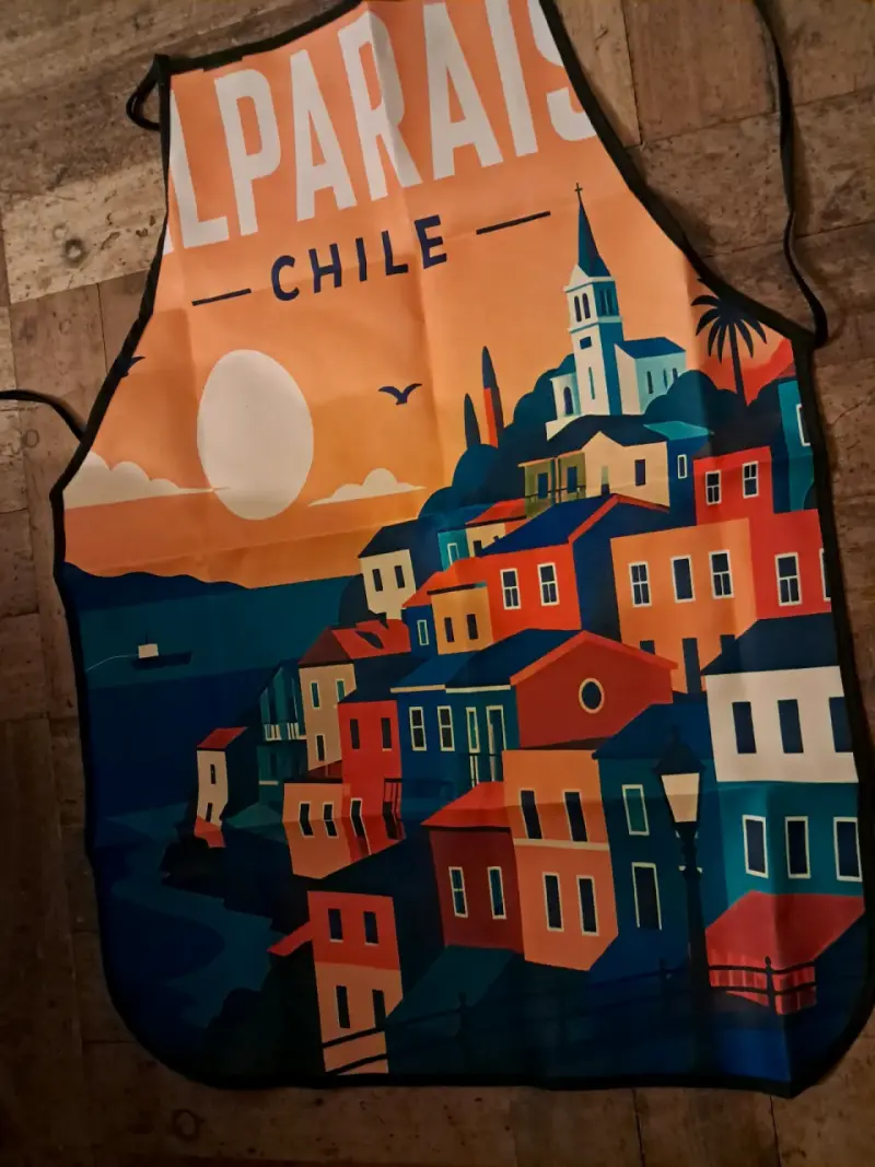 Delantal Valparaíso Chile colorido - 4